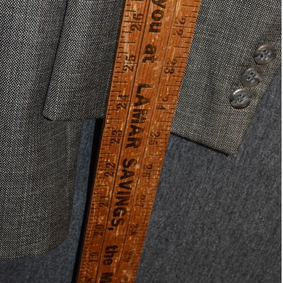 Adams Row Blazer Men's 42 Regular USA Made Double Breasted READ FOR MEASUREMENTS - Picture 12 of 13